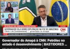 Em entrevista ao programa Bastidores CNN, o governador do Amapá, Clécio Luís, defendeu a exploração de petróleo na Bacia da Foz do rio Amazonas como uma oportunidade de desenvolvimento social e econômico para o estado.