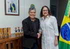 Ministra Luciana Santos convida o professor Dorival da Costa dos Santos para a Subsecretaria da Amazônia