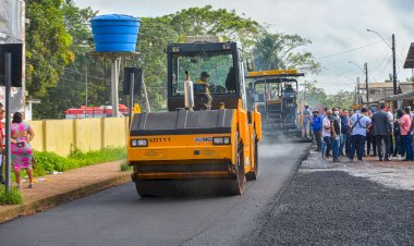 Prefeitura de Santana e Governo do Estado iniciam obras asfálticas nas ruas e avenidas de Igarapé da Fortaleza