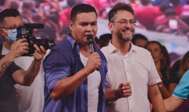 Vice de Clécio Luís, Teles Júnior, estreia em programa eleitoral defendendo o desenvolvimento econômico com abertura de novas atividades