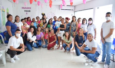 Mês da Mulher: Prefeitura de Santana através do Programa Criança Feliz realiza momento de acolhimento as mulheres beneficiárias