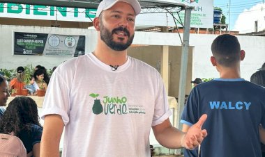 Junho Verde: Prefeitura de Santana através  da Semduh realiza oficina de produção de vassouras ecológicas