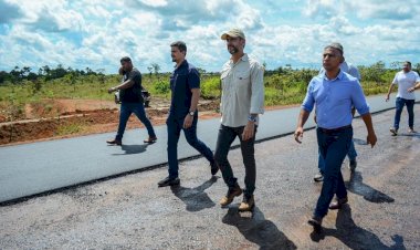 Governador Clécio Luís e Valdinei Amanajás anunciam  novos tempos com a conclusão da pavimentação asfáltica no Ramal do Farinha Seca