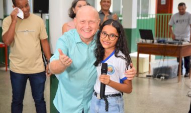 Prefeito Bala Rocha entrega  a EMEB Iranilde de Araújo totalmente revitalizada