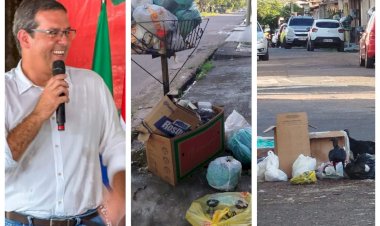 Moradores do Boné Azul sofrem com a negligência do prefeito Antônio Furlan na coleta de lixo