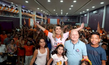 Uma multidão prestigiou o lançamento da candidatura de  Ithiara Madureira  à vereadora por Santana