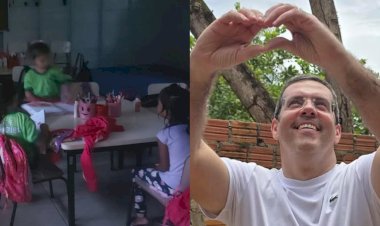 Desumano: Prefeito Furlan prefere gastar milhões com shows nacionais, enquanto crianças do Bailique estudam em situação precária no escuro