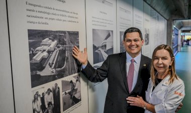 Davi Alcolumbre visita Hospital Sarah Kubitschek e destaca importância da instituição para o país