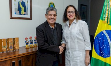 Ministra Luciana Santos convida o professor Dorival da Costa dos Santos para a Subsecretaria da Amazônia