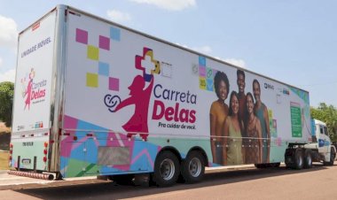 Com apoio da Prefeitura de Mazagão, Carreta Delas chega ao município dia 31 de outubro com serviços de saúde totalmente gratuitos