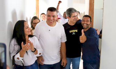 Randolfe e Ary acompanham os avanços de obras de mais de R$3 milhões em Vitória do Jari