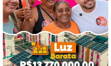 Com Acácio Favacho no Senado, ele levará esperança solar para os 16 municípios com o projeto Luz Barata.