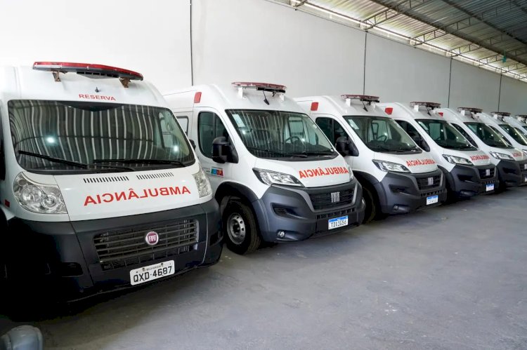 Saúde em primeiro lugar: Governador Clécio Luís entrega 28 ambulâncias