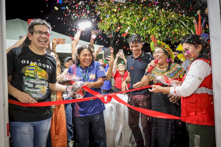 Randolfe entrega nova Casai, equipamentos para assistência social, UBSI e Feira do Pescado em Oiapoque