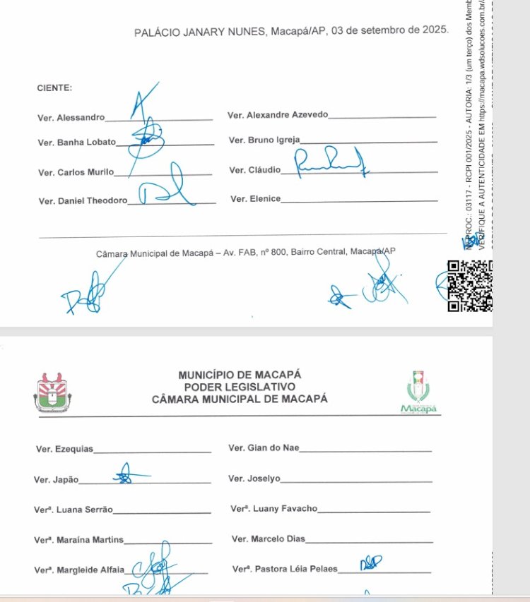 CPI da Câmara de Vereadores de Macapá vai apurar supostos esquemas de corrupção na administração do prefeito Antônio Furlan