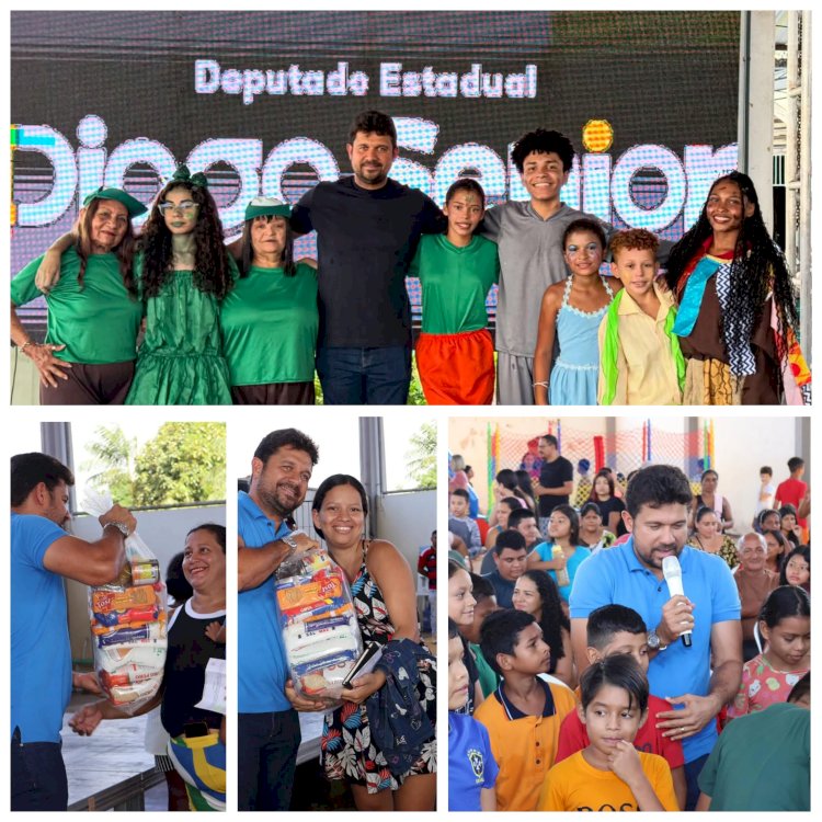 Férias solidárias:  projeto do Deputado Diogo Sênior garante mais de 2700 cestas básicas para alunos carentes da rede estadual