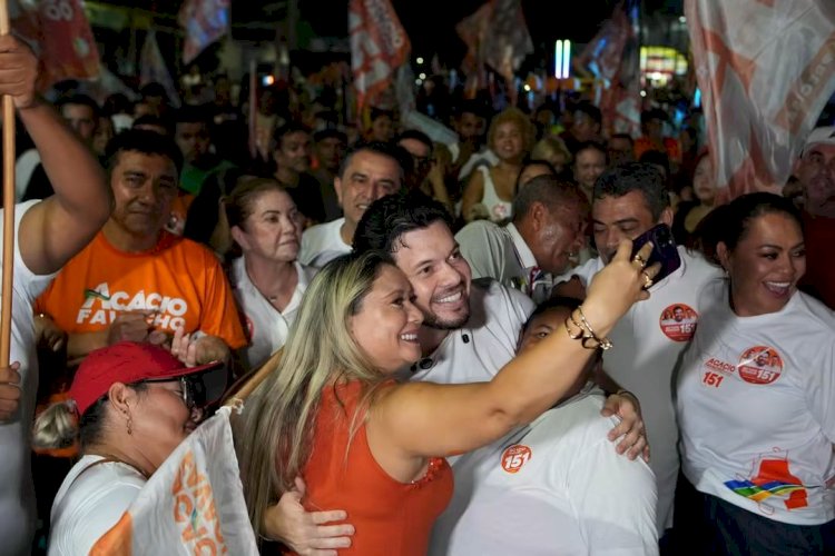 Com a liderança do prefeito Chico Nó, Mazagão entra em peso para apoiar a candidatura de Acácio Favacho, 151, ao Senado